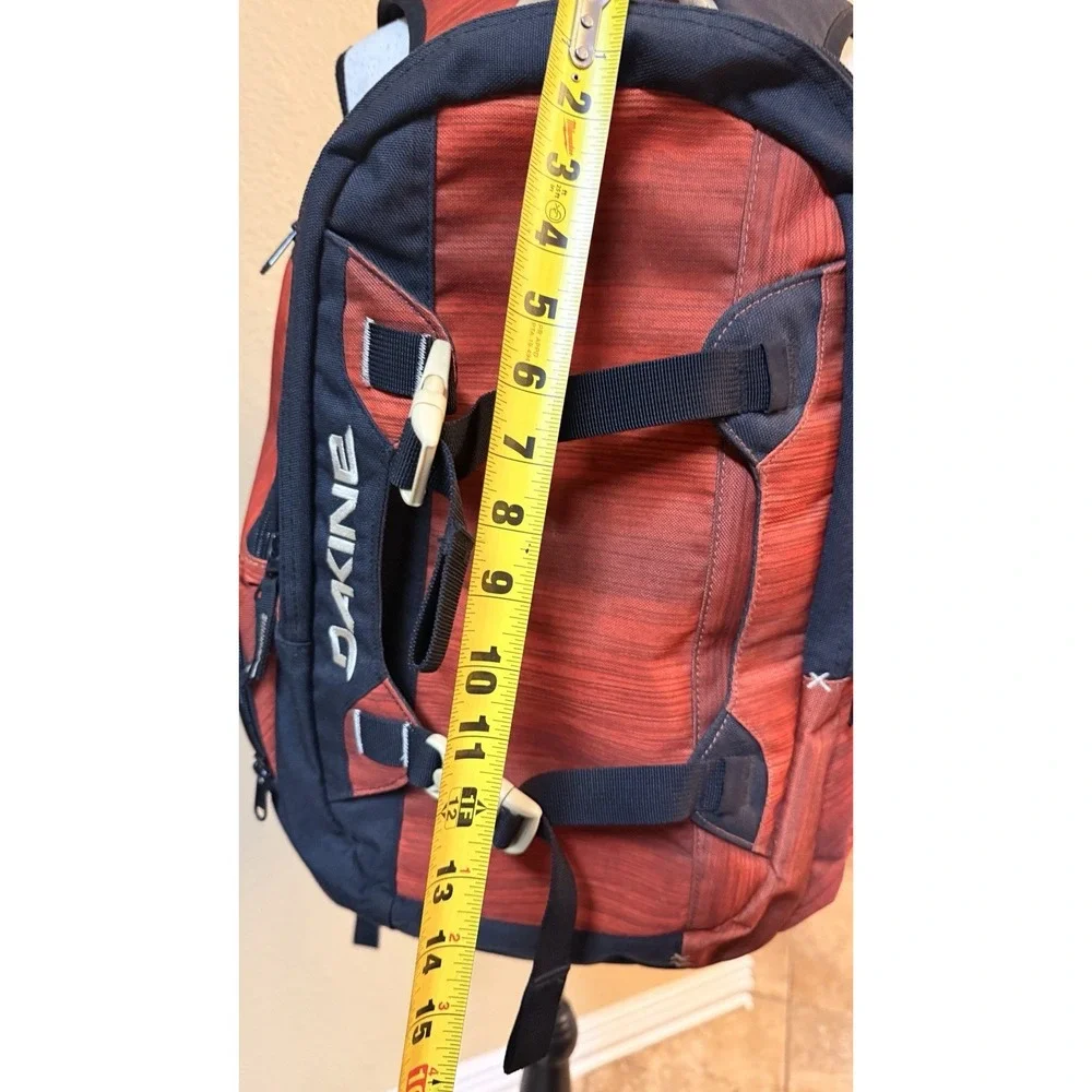 Vintage Y2K Dakine Skateboard Backpack Red Black Technical Skate Gorpcore